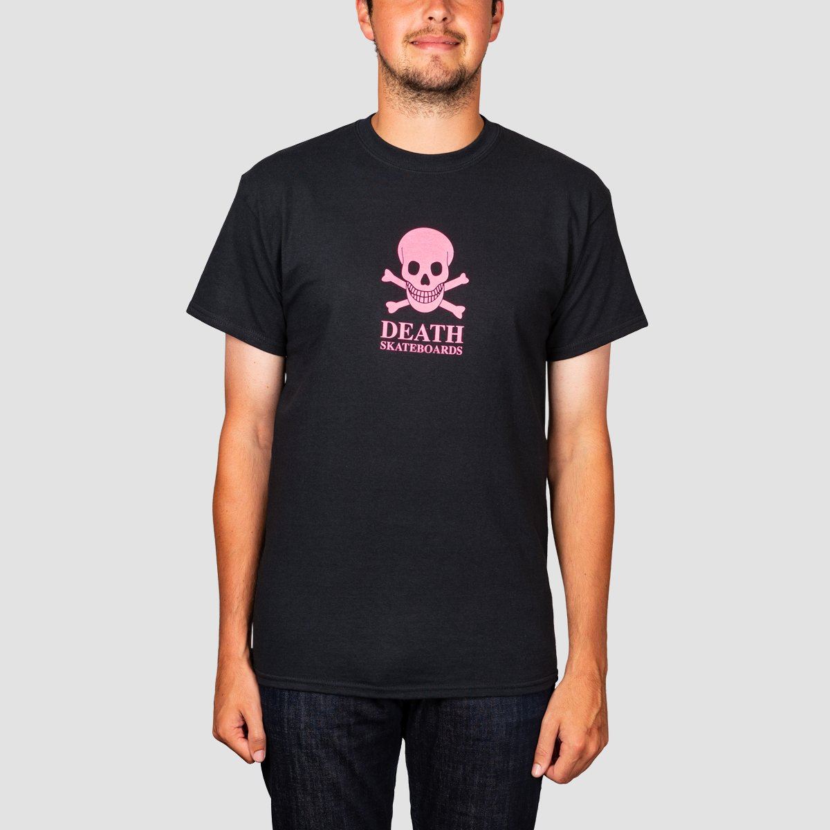 Death OG Skull Black/Hot Pink T-Shirt