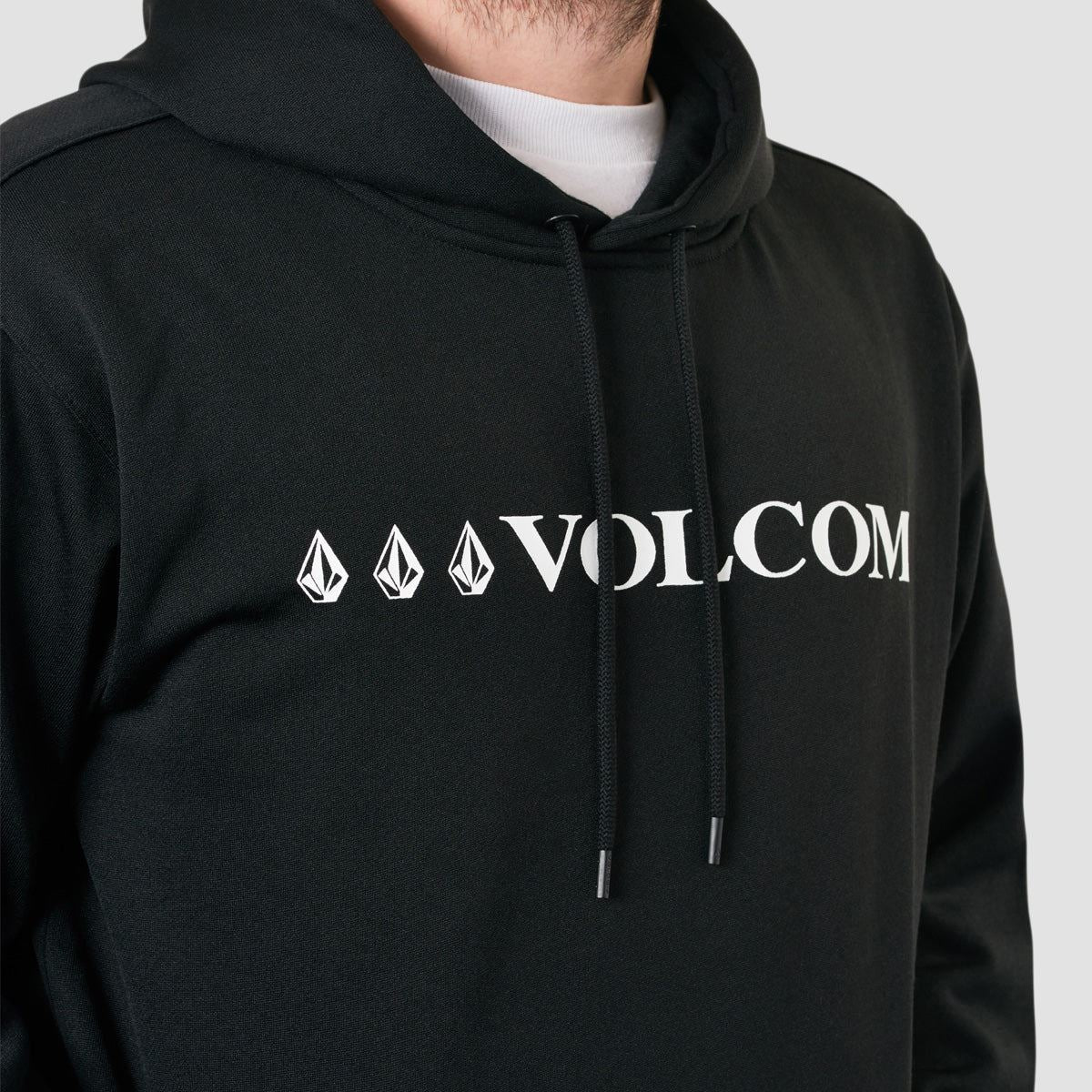 Volcom Core Hydro Pullover Snow Hoodie Black