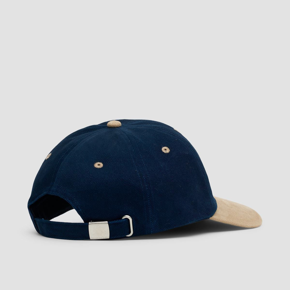 Dungeon Logo Brushed Cotton Cap Navy/Taupe