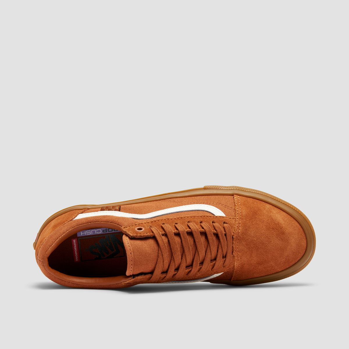 Vans Skate Old Skool Shoes - Brown/Gum