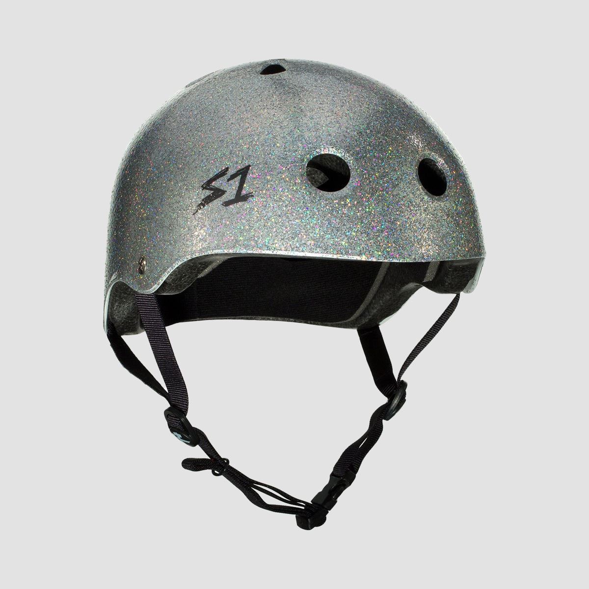 S1 Lifer Helmet Silver Gloss Glitter