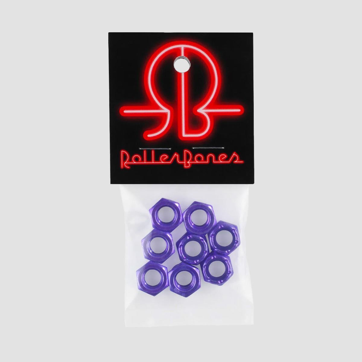 Rollerbones Axle Nuts x8 Purple