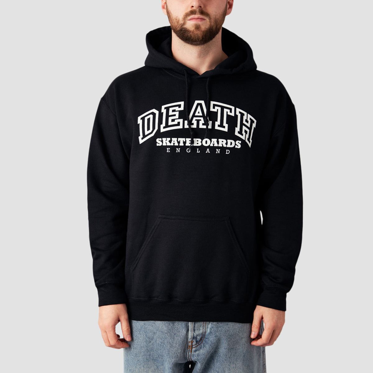 Death College Pullover Hoodie Black