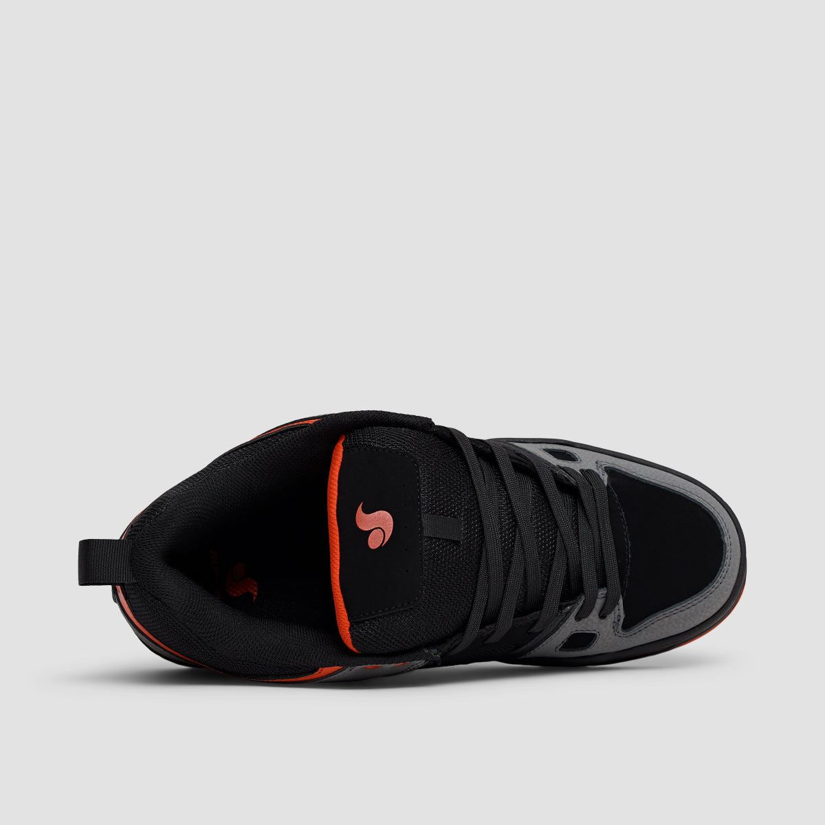 DVS Gambol Shoes - Black/Charcoal/Red Nubuck