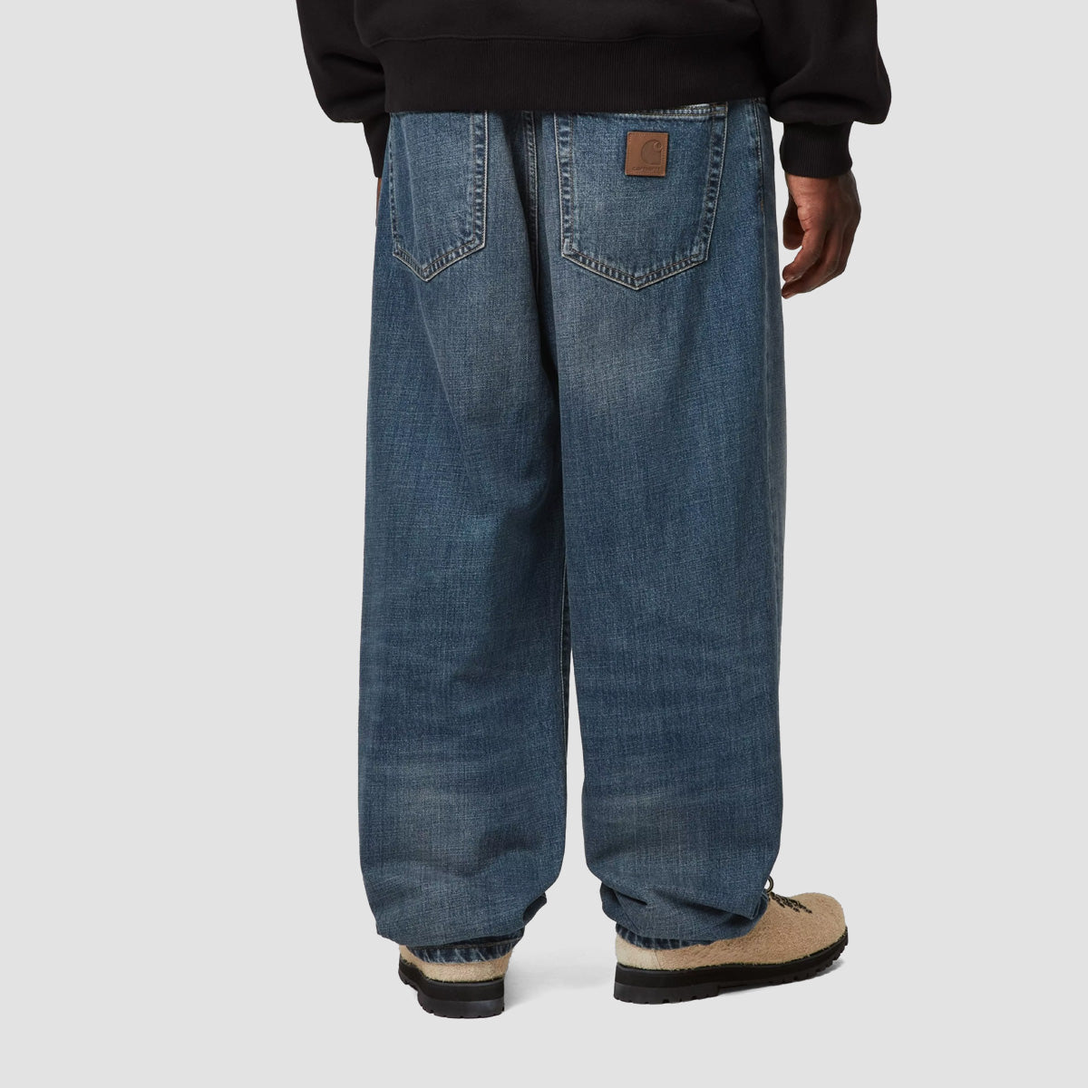 Carhartt WIP Aaron Jeans Blue Dark Used Wash