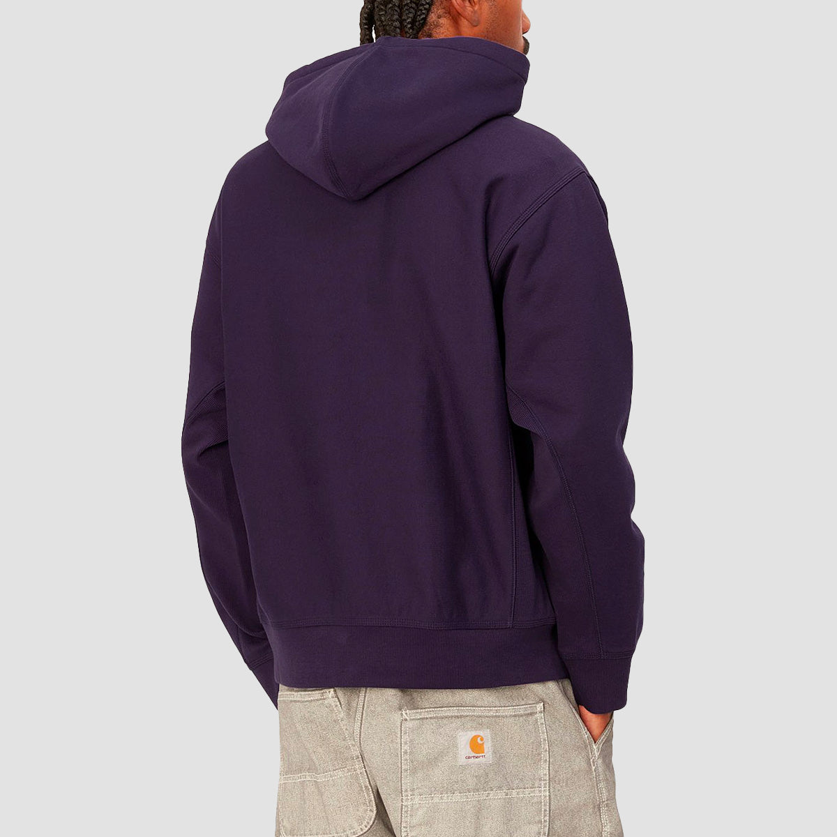 Carhartt WIP American Script Pullover Hoodie Cassis