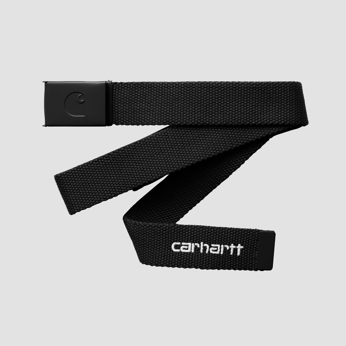 Carhartt WIP C-Logo Belt Tonal Black/White