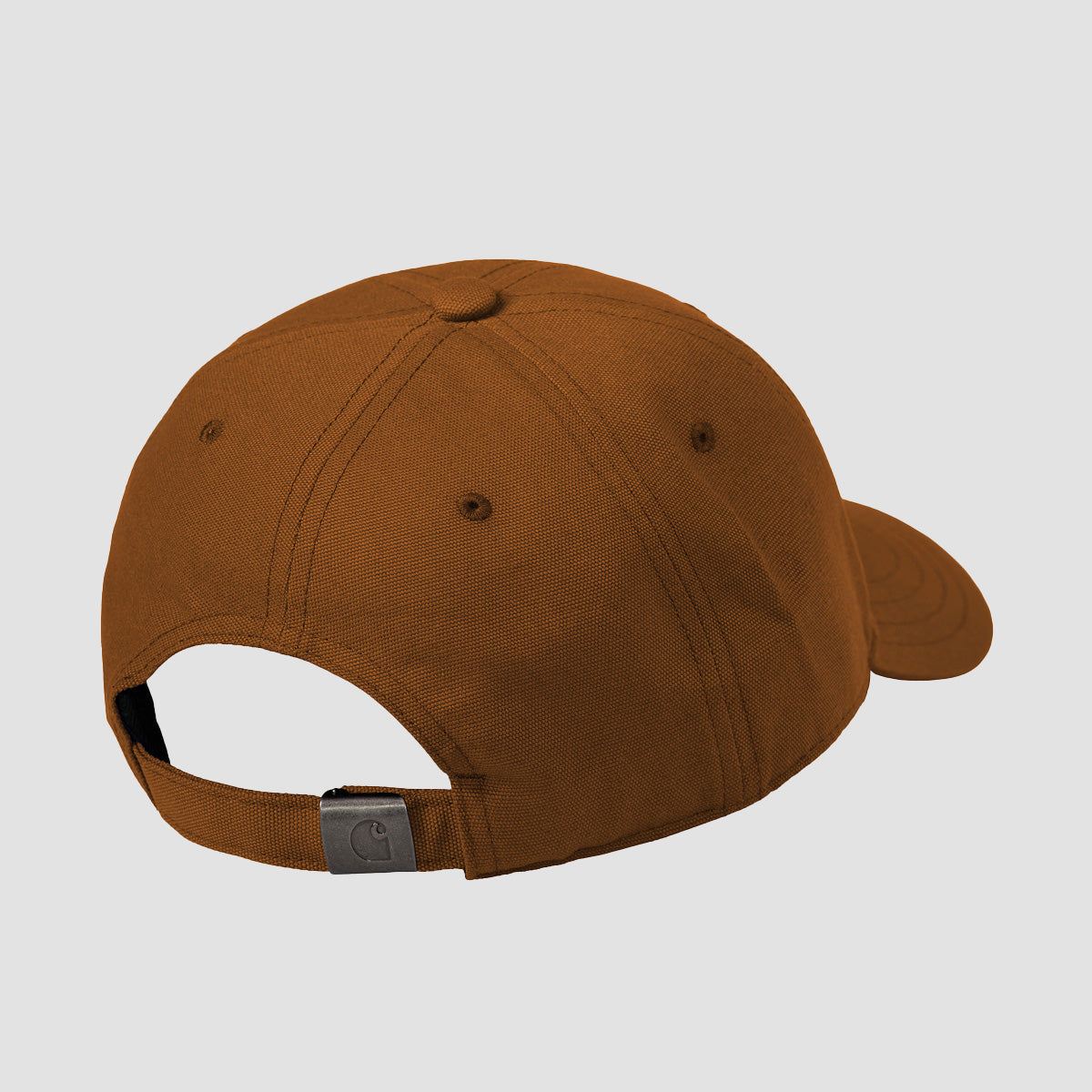 Carhartt WIP Canvas Script Cap Deep Hamilton Brown/Black