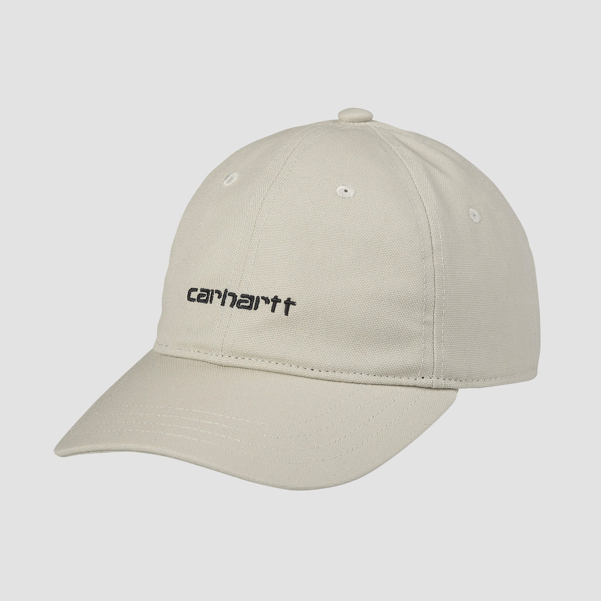 Carhartt WIP Canvas Script Cap White/Black
