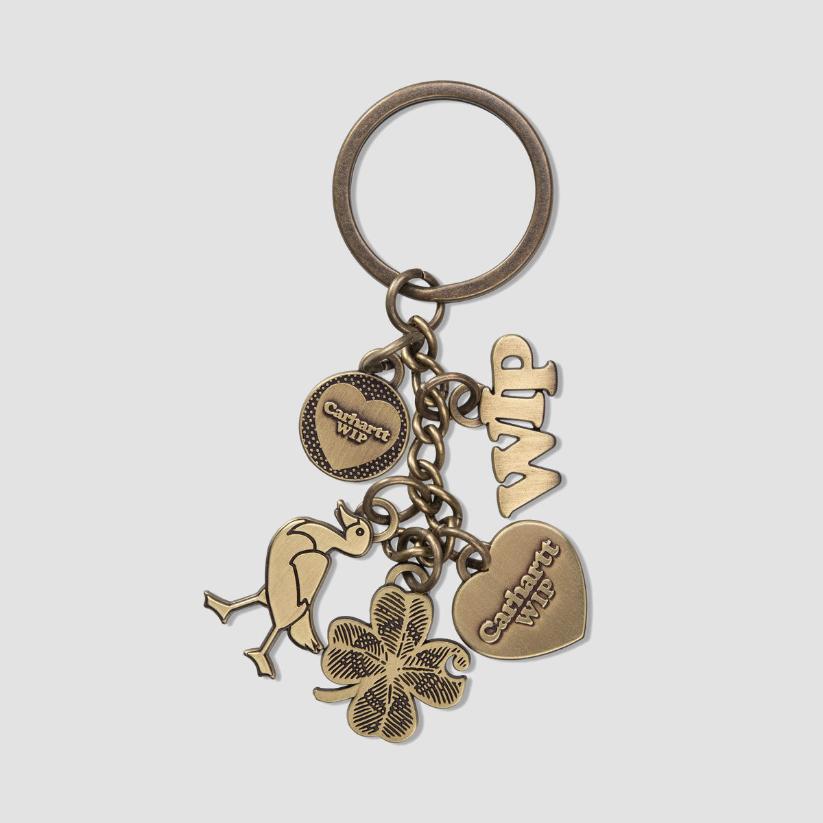 Carhartt WIP Charms Zinc Alloy Keychain Gold