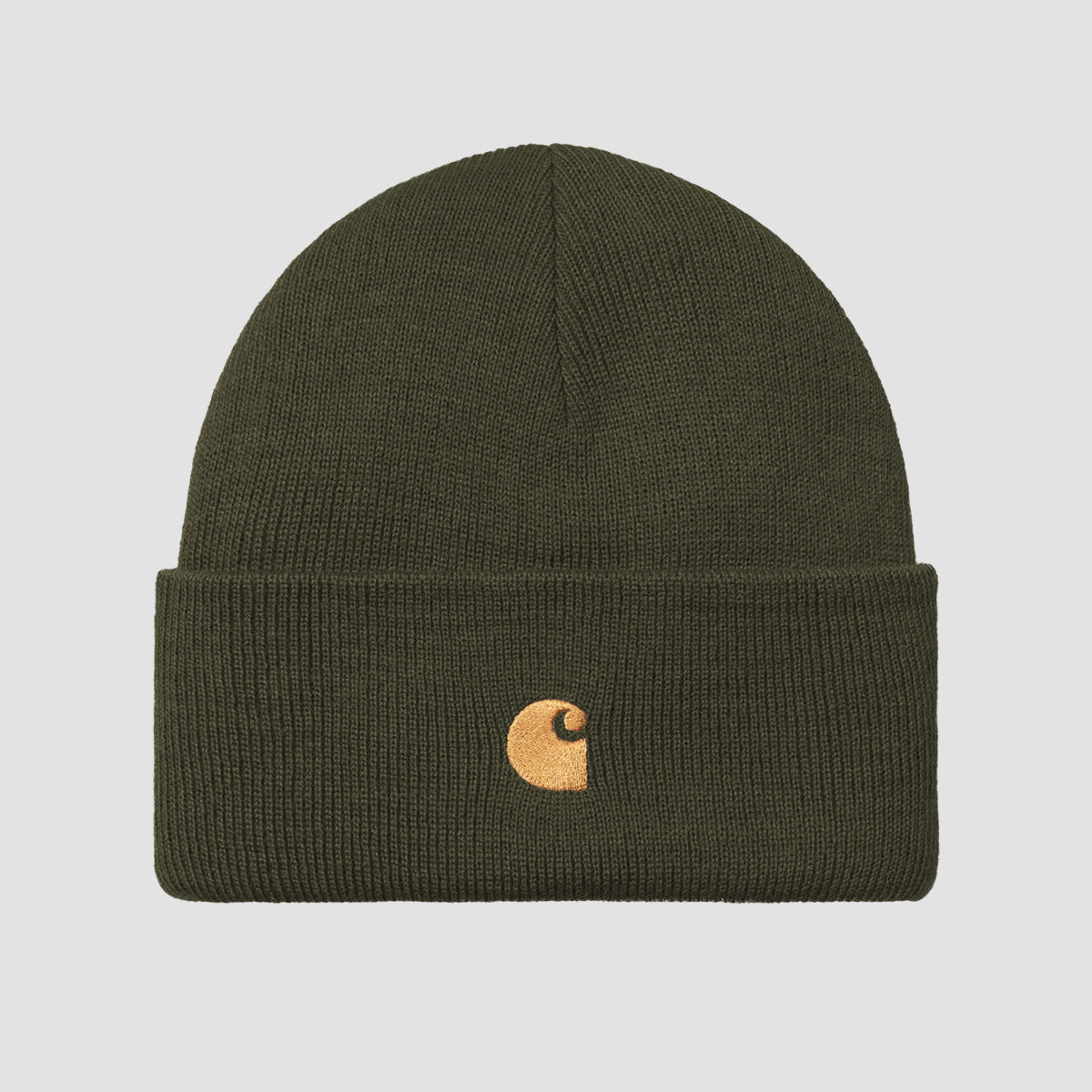 Carhartt WIP Chase Beanie Olive/Gold