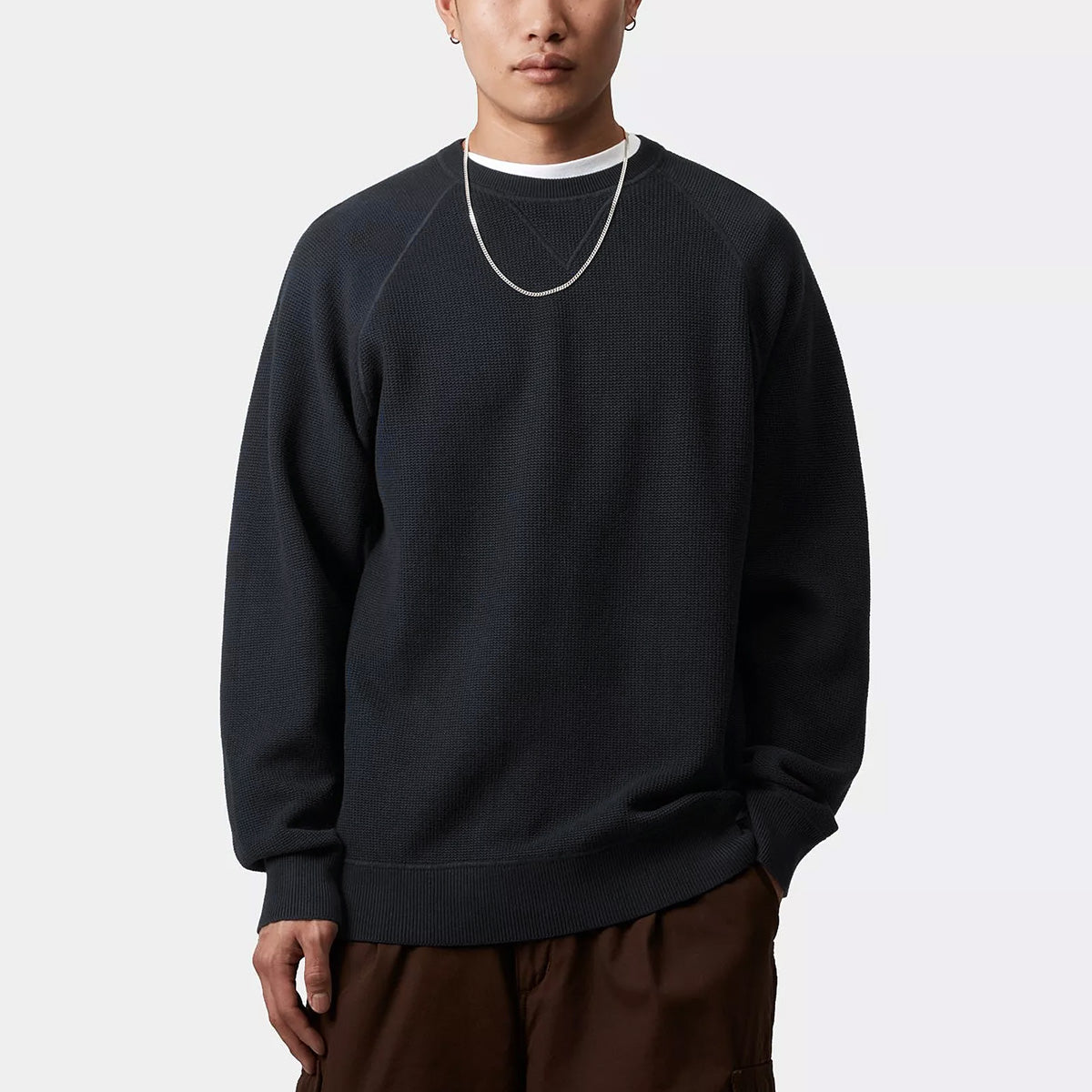 Carhartt WIP Chase Knitted Sweatshirt Black/Gold