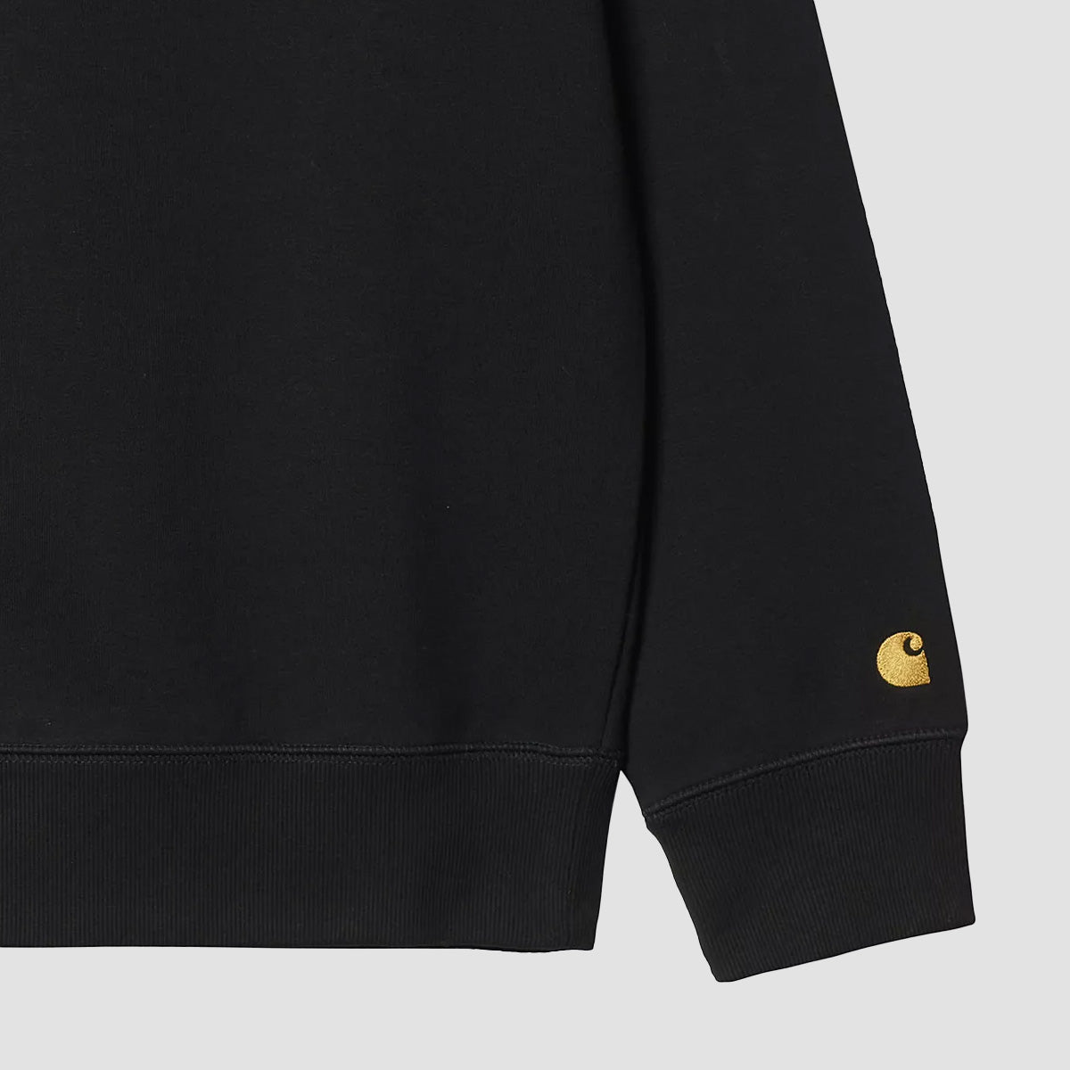 Carhartt WIP Chase Crew Sweatshirt Black/Gold