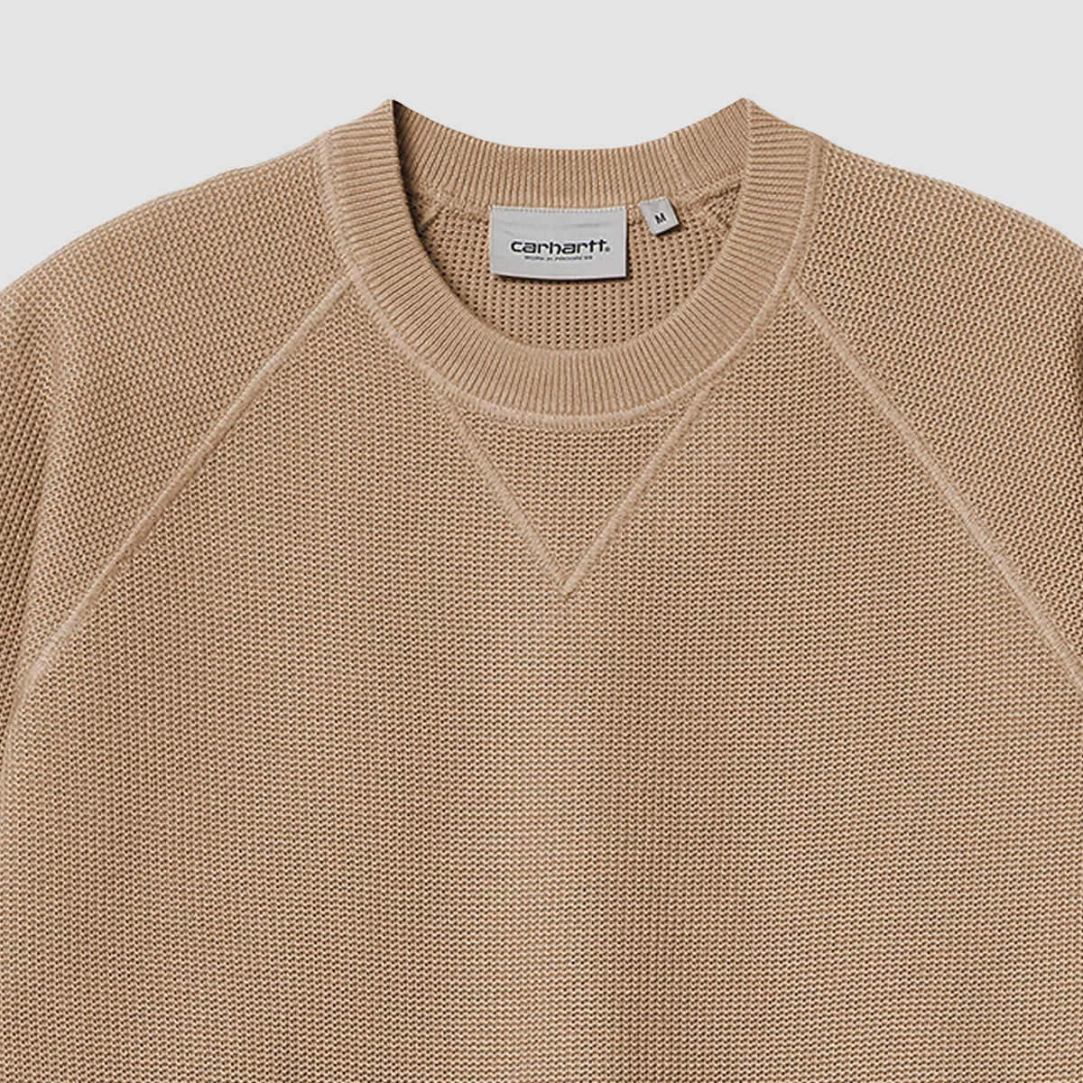 Carhartt WIP Chase Knitted Sweatshirt Dusty H Brown/Gold