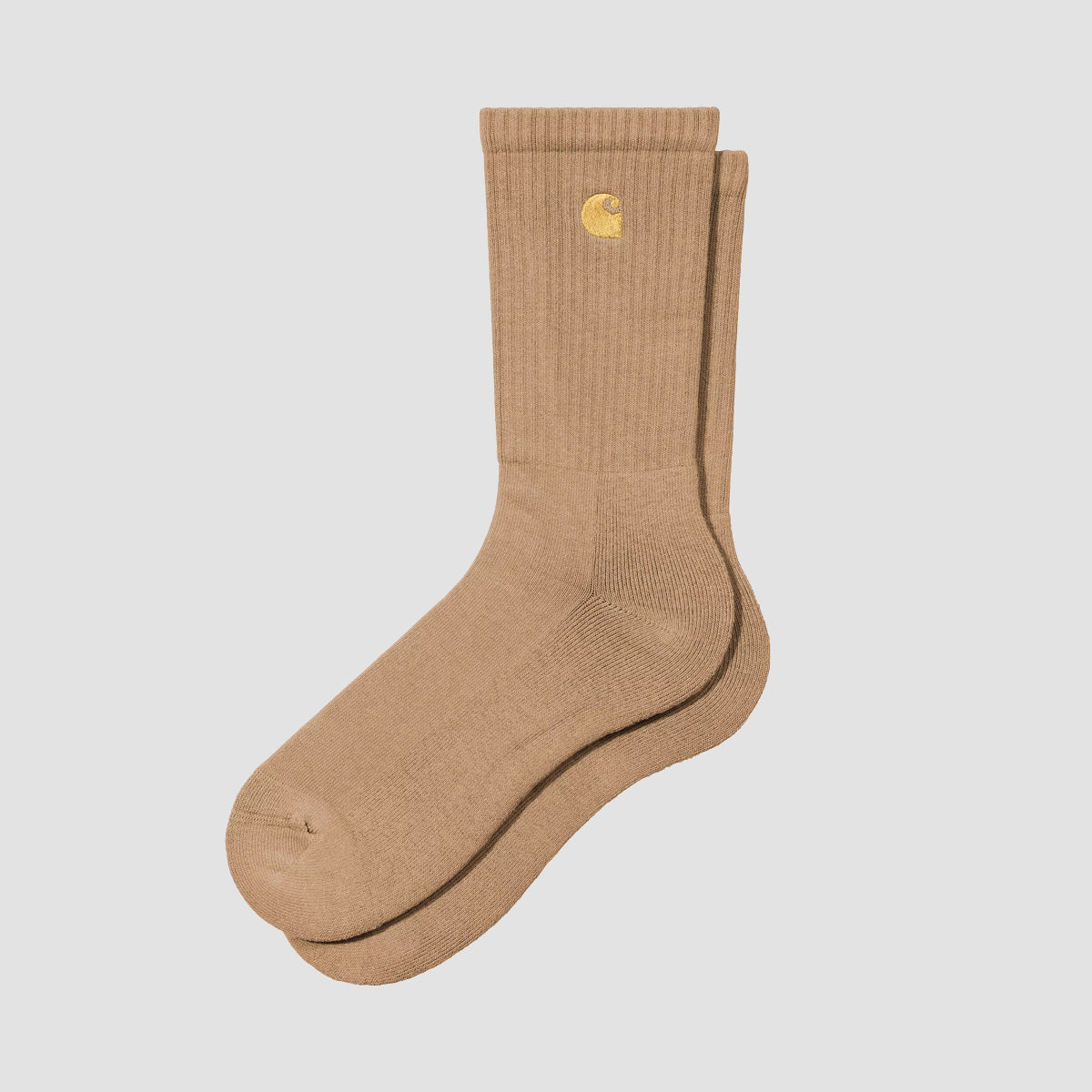 Carhartt WIP Chase Socks Dusty H Brown/Gold