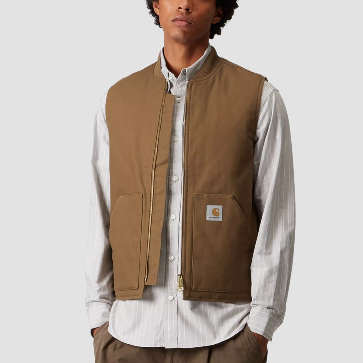 Carhartt WIP Classic Vest Jacket Hamilton Brown Rigid