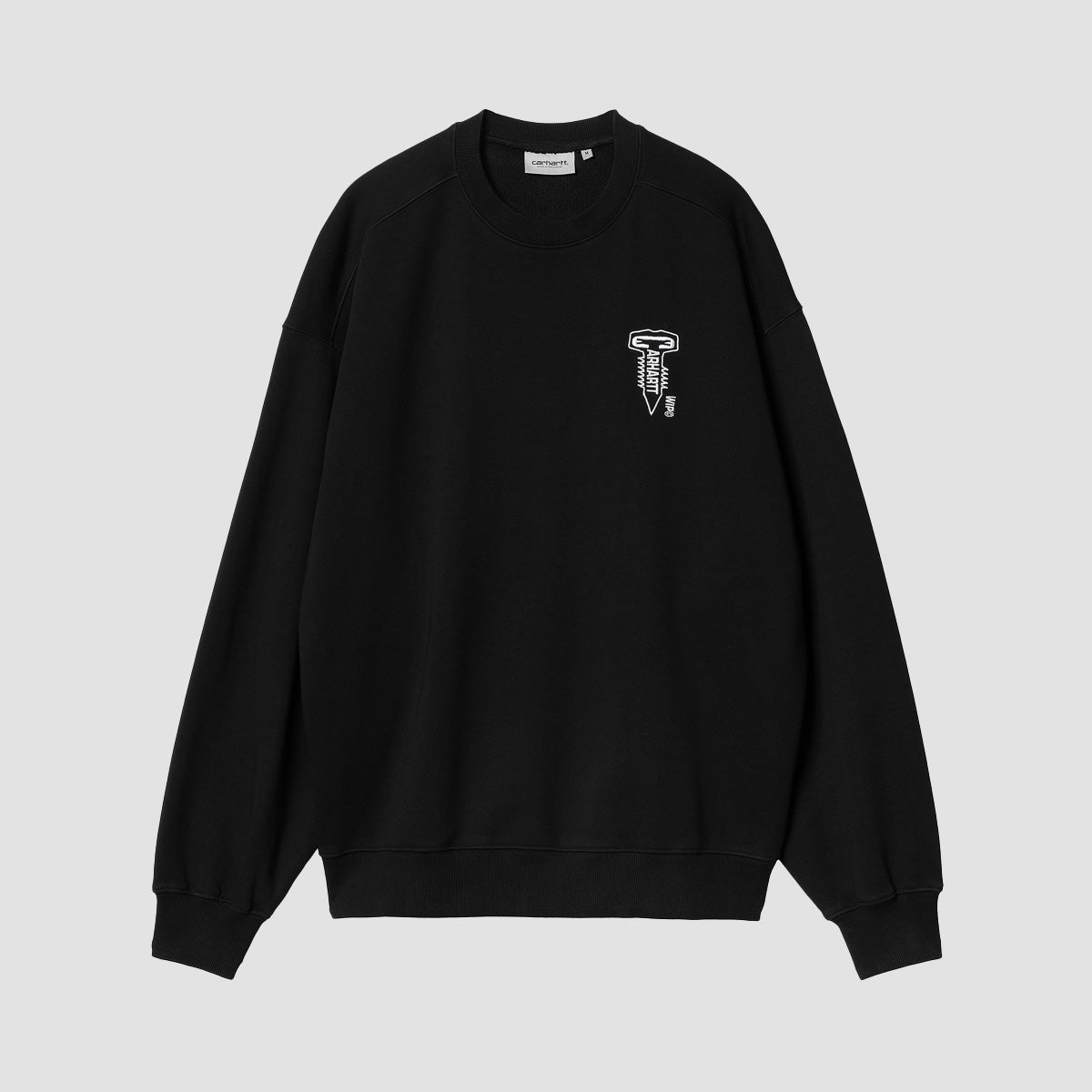 Carhartt WIP Cross Screw Crew Sweatshirt Black/White