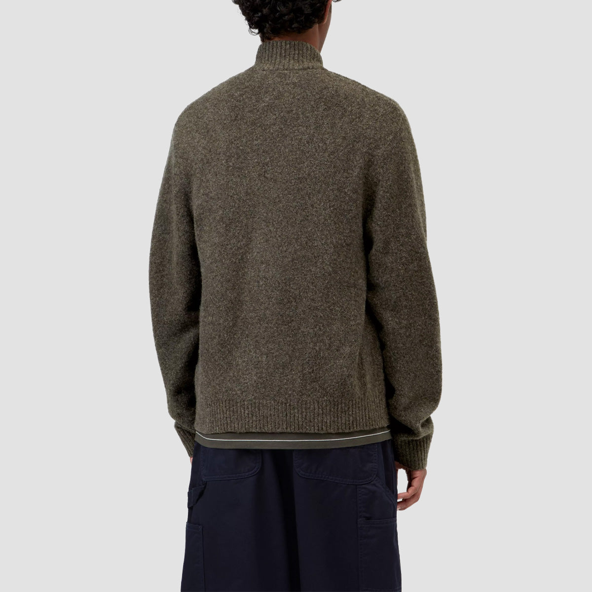 Carhartt WIP Curtis Sweater Jacket Tangled Shungite