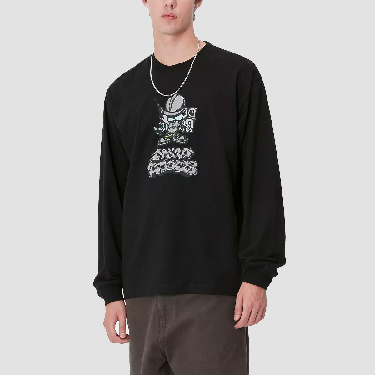 Carhartt WIP Drill Boy Longsleeve T-Shirt Black