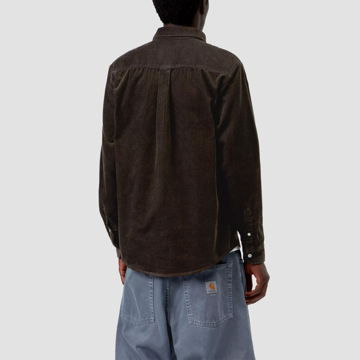 Carhartt WIP Madison Cord Longsleeve Shirt Tobacco