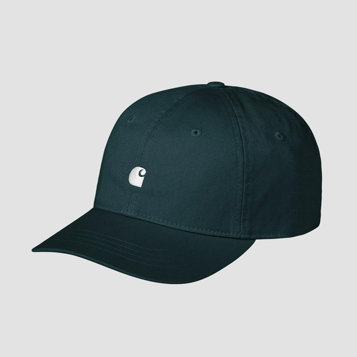 Carhartt WIP Madison Logo Cap Deep Lagoon/White