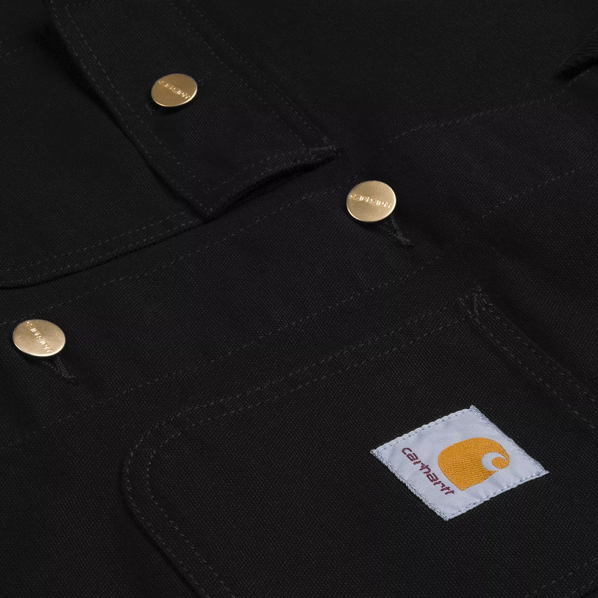 Carhartt WIP Michigan Coat Black/Black Rinsed