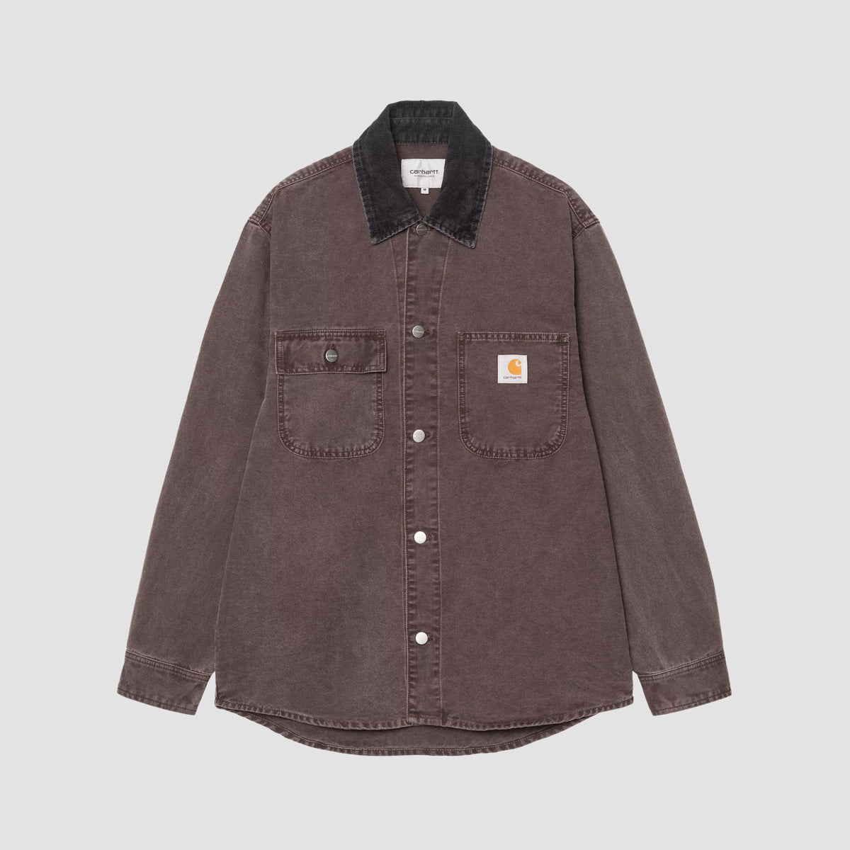Carhartt WIP Mitch Shirt Jacket Palisander/Black Dusky Canvas