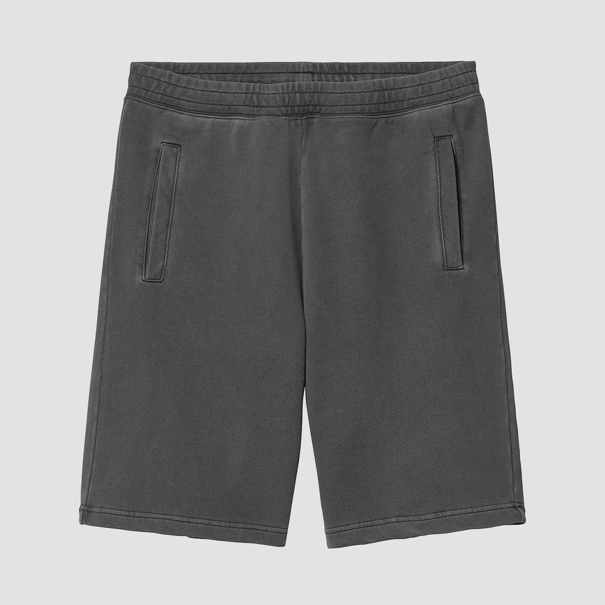 Carhartt WIP Nelson Sweat Shorts Black Garment Dyed