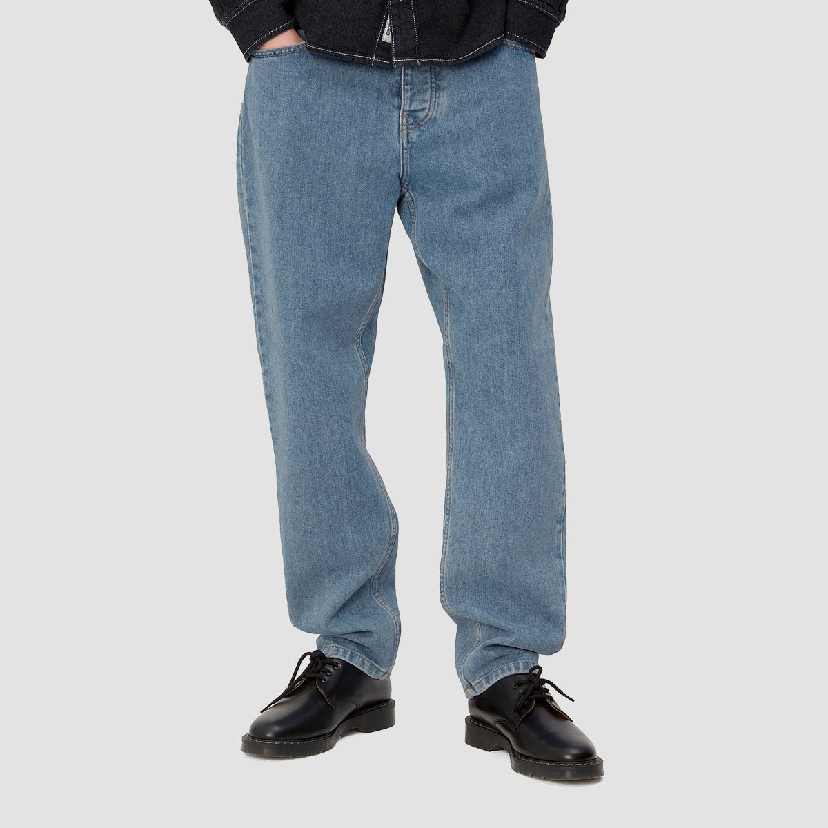 Carhartt WIP Newel Relaxed Tapered Jeans Blue Stone Bleached