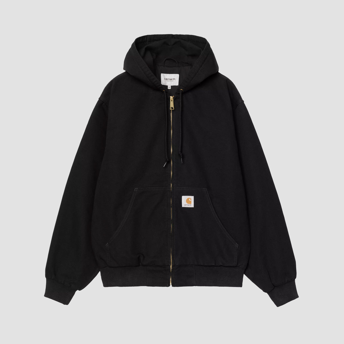 Carhartt WIP OG Active Jacket Black Rinsed Canvas