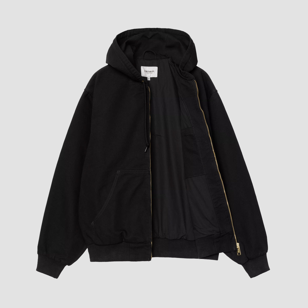 Carhartt WIP OG Active Jacket Black Rinsed Canvas