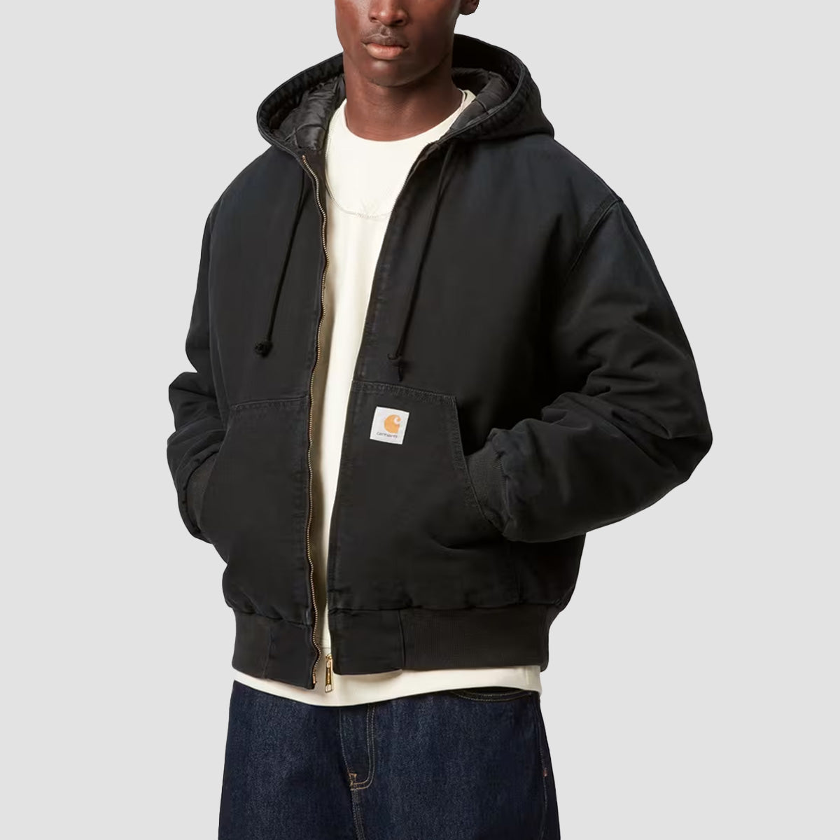 Carhartt WIP OG Active Jacket Black Stone Canvas