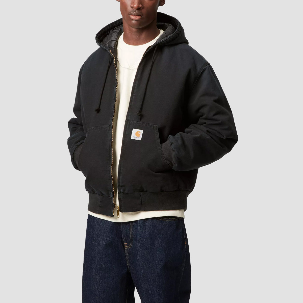 Carhartt WIP OG Active Jacket Black Stone Canvas