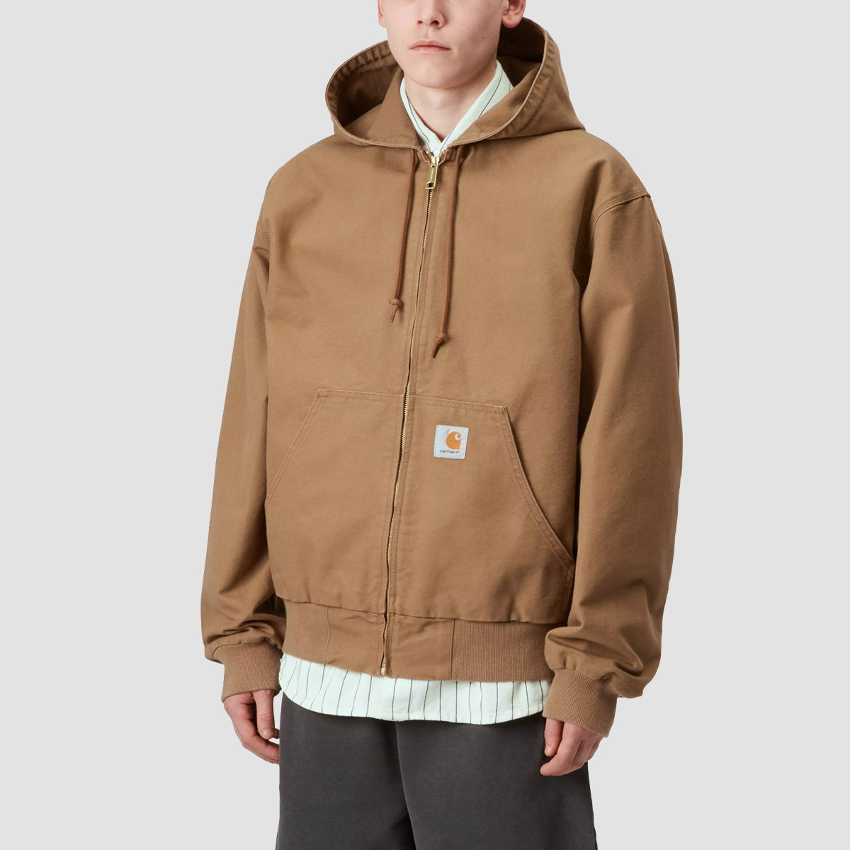 Carhartt WIP OG Active Jacket Hamilton Brown Stone Canvas