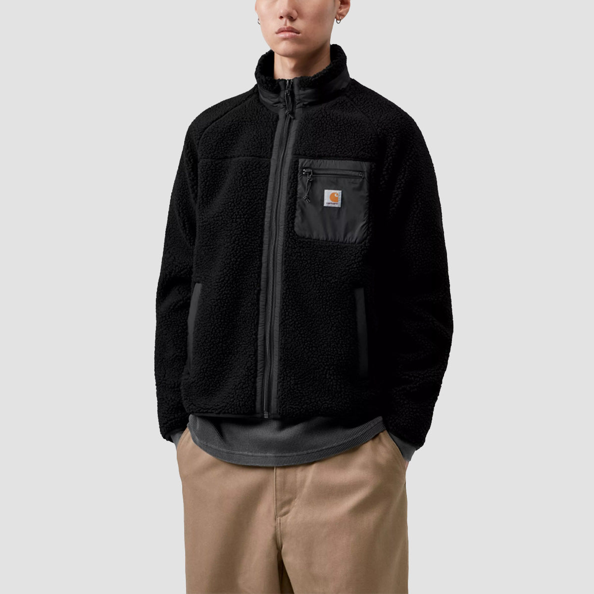 Carhartt WIP Prentis Liner Fleece Jacket Black/Black