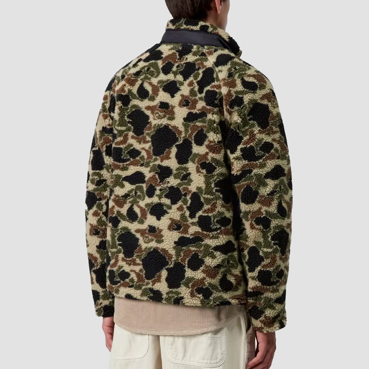 Carhartt WIP Prentis Liner Fleece Jacket Camo Duck Jacquard/Green/Black