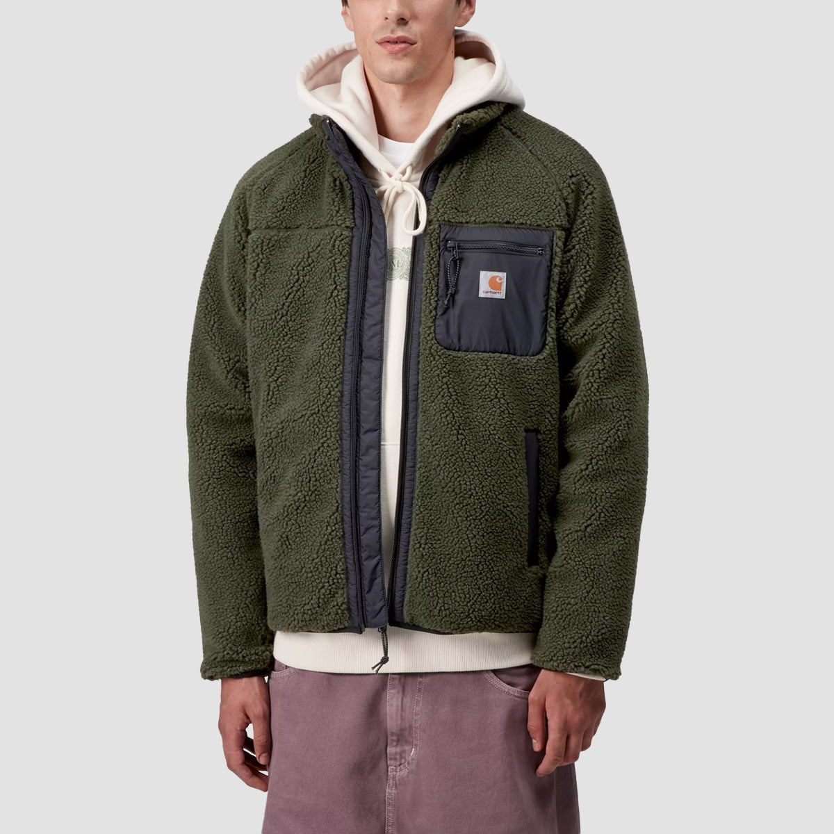 Carhartt WIP Prentis Liner Fleece Jacket Opuntia/Black