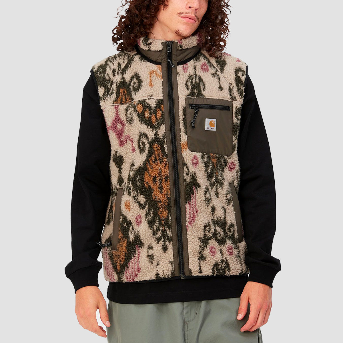 Carhartt WIP Prentis Vest Liner Jacket Baru Jacquard/Wall/Cypress