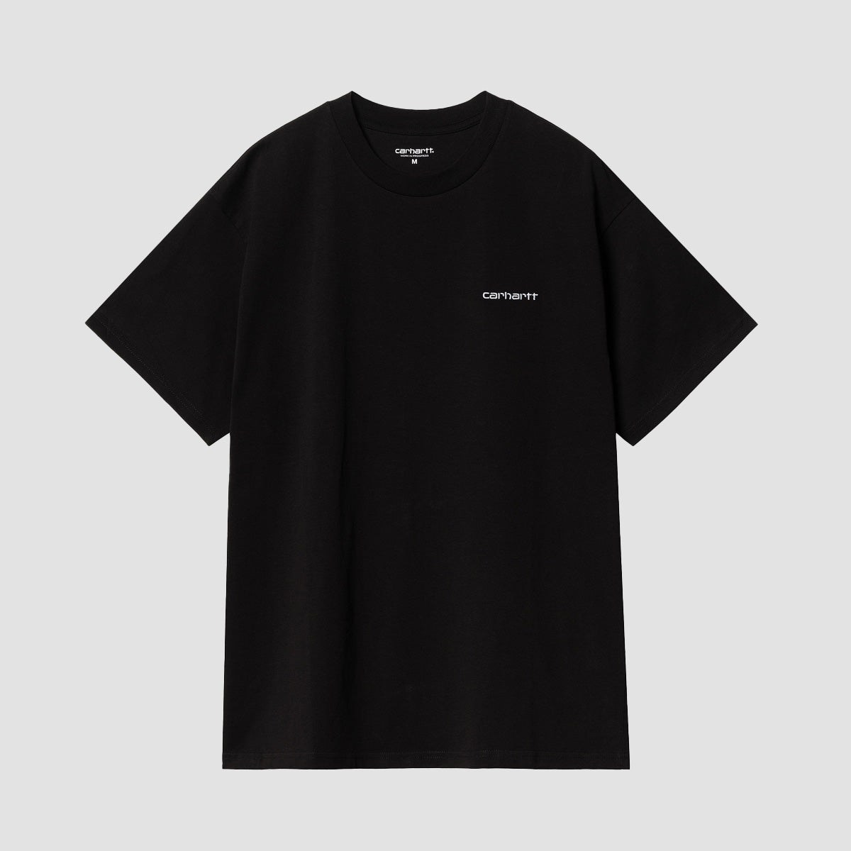 Carhartt WIP Script Embroidery T-Shirt Black/White