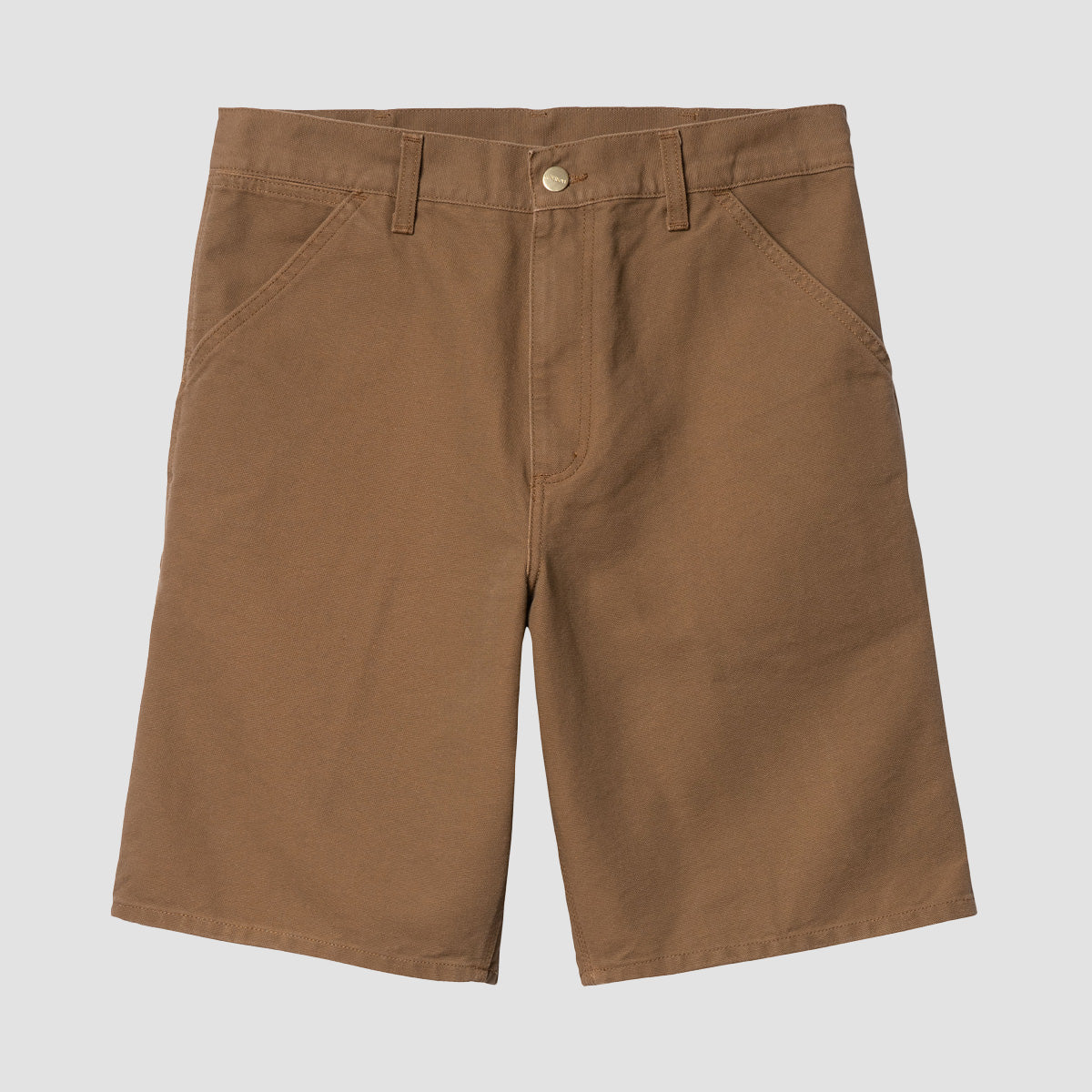 Carhartt WIP Single Knee Shorts Hamilton Brown Rinsed