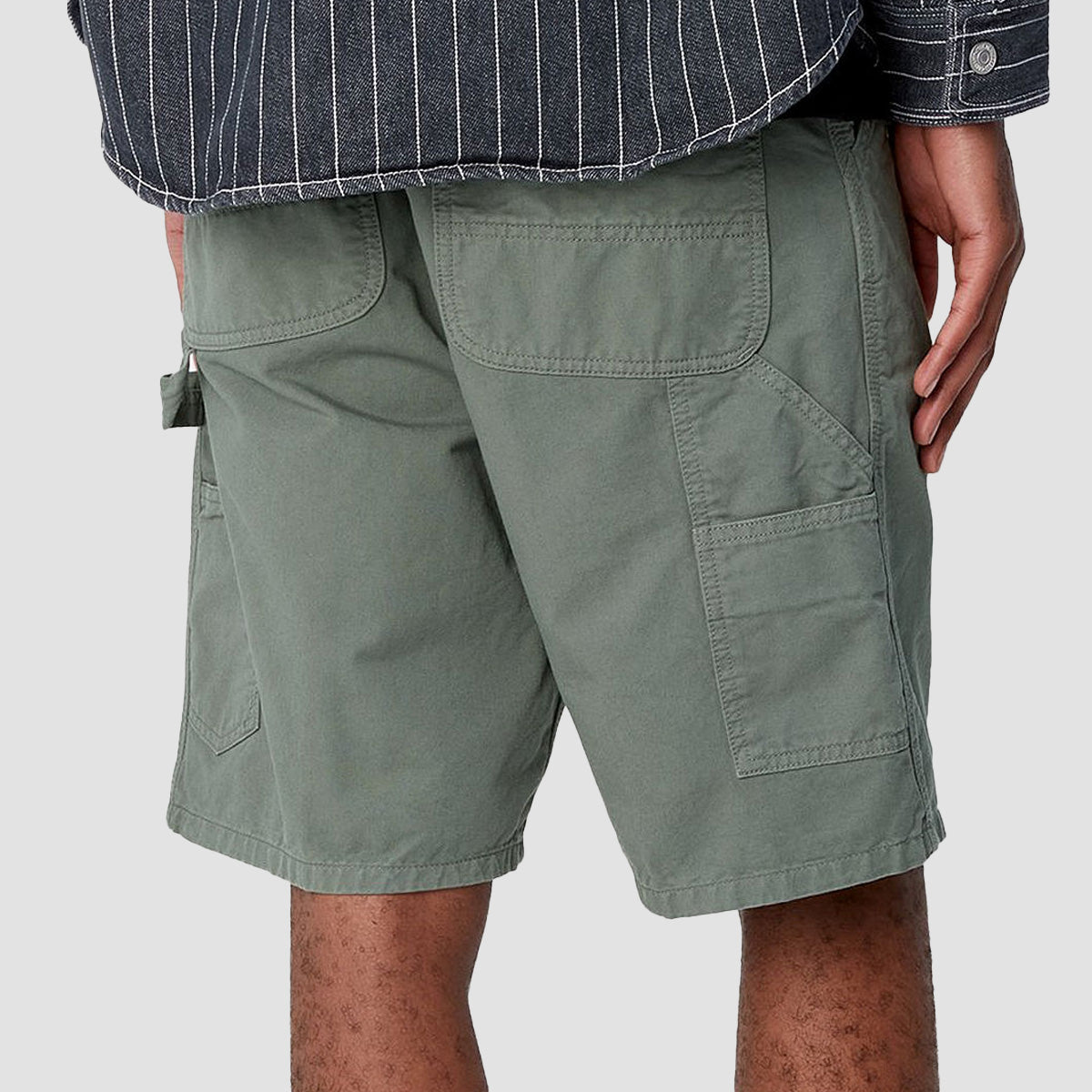 Carhartt WIP Single Knee Shorts Park Garment Dyed
