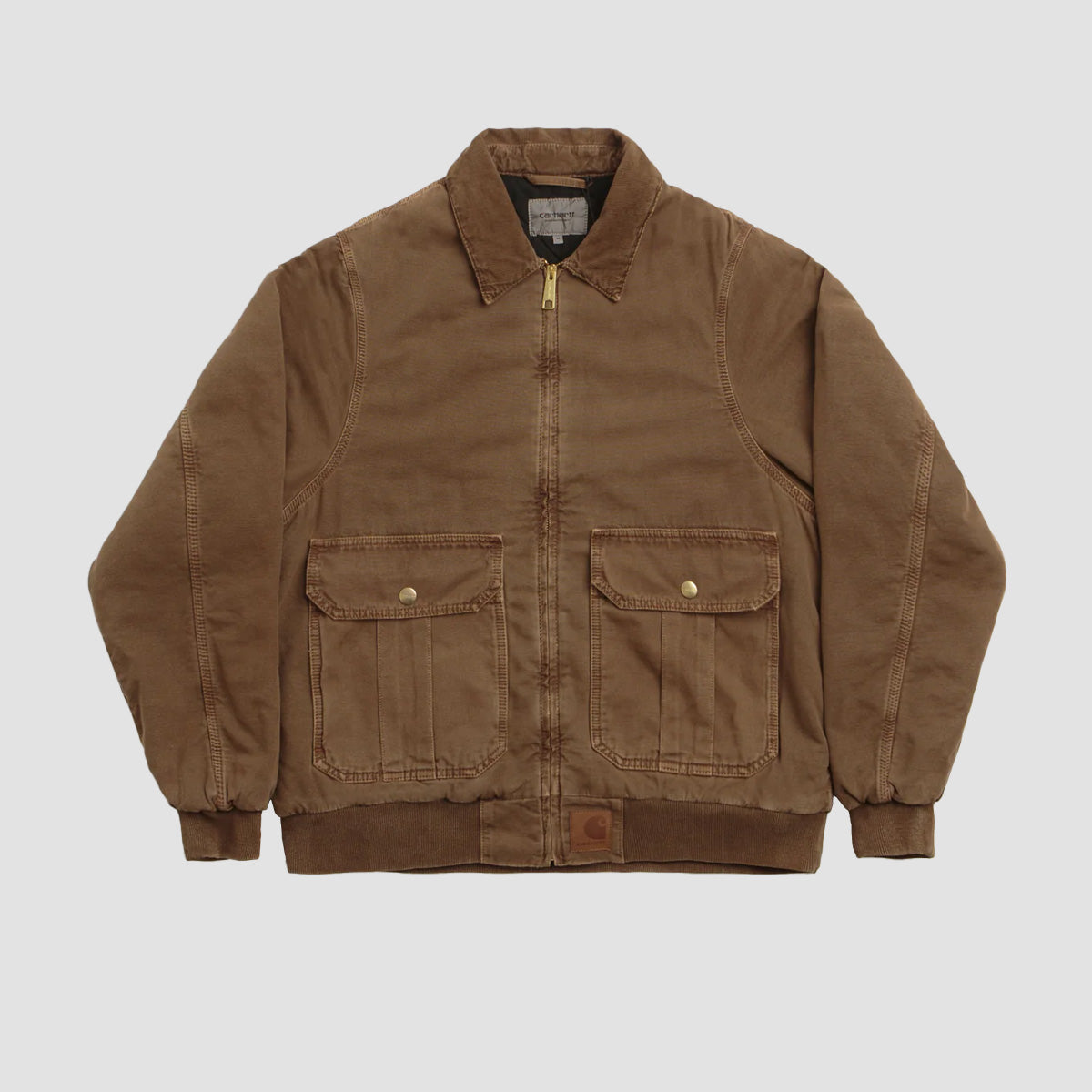 Carhartt WIP Stanton Jacket Chocolate/Chocolate Stone Dyed