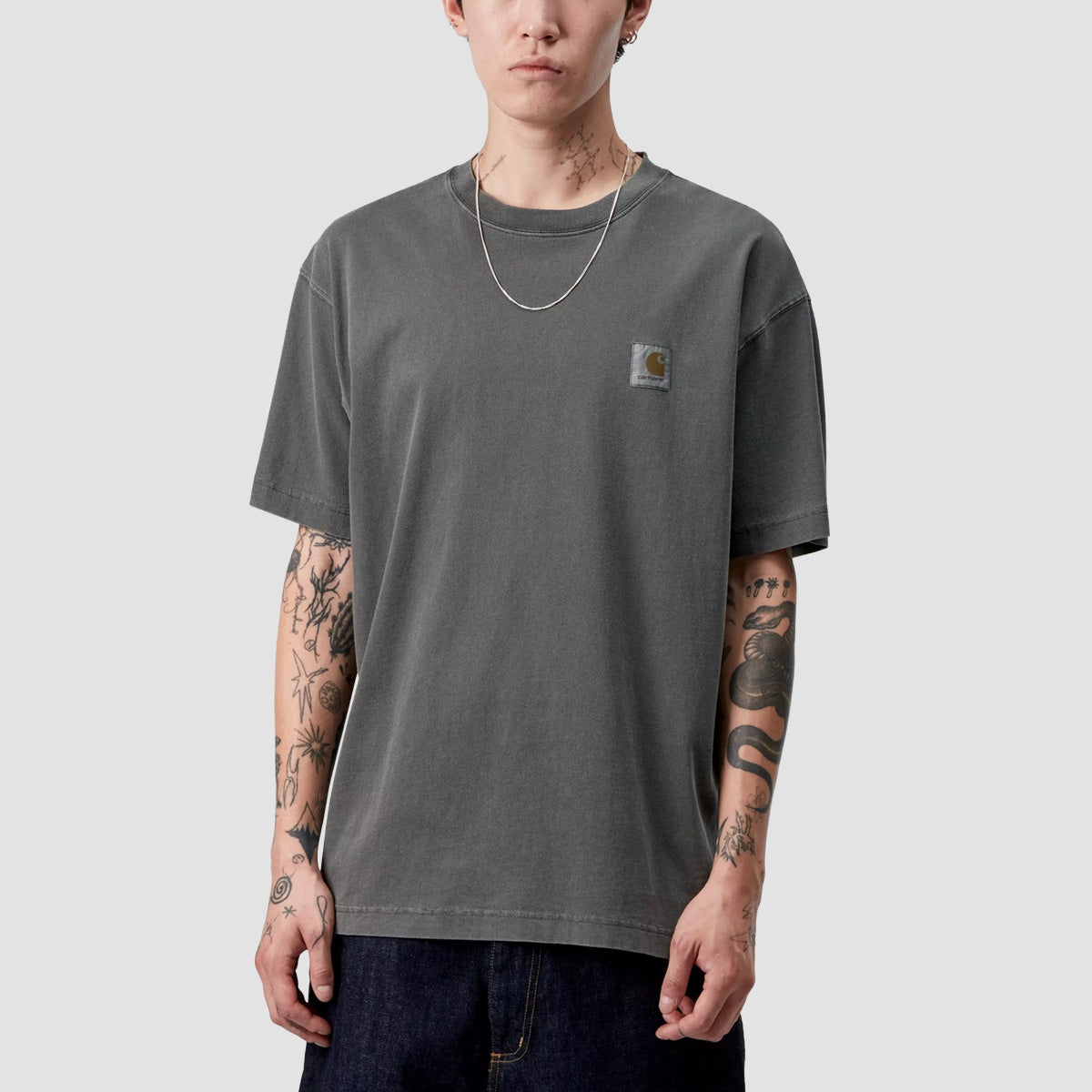 Carhartt WIP Vista T-Shirt Black Garment Dyed