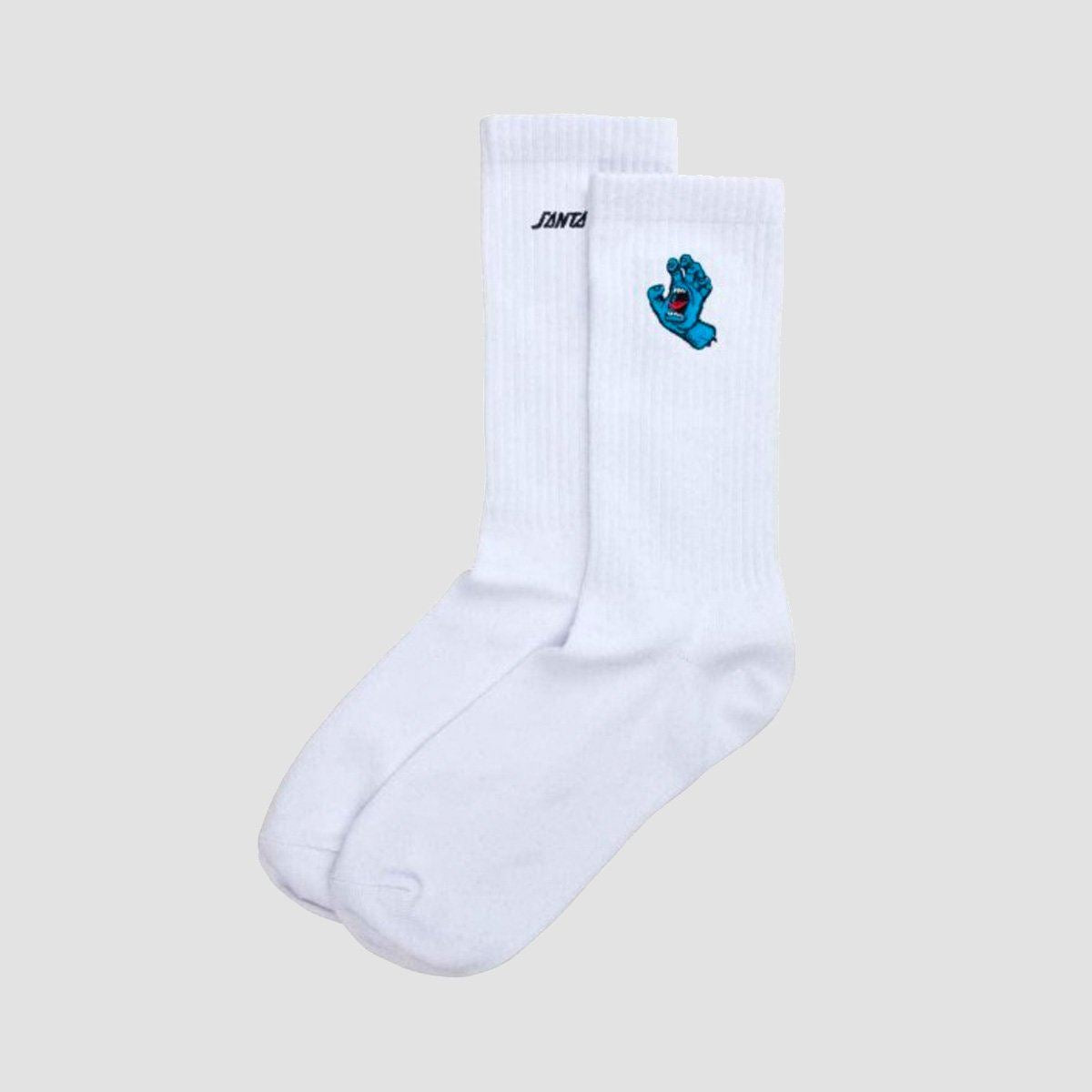 Santa Cruz Screaming Mini Hand Socks White