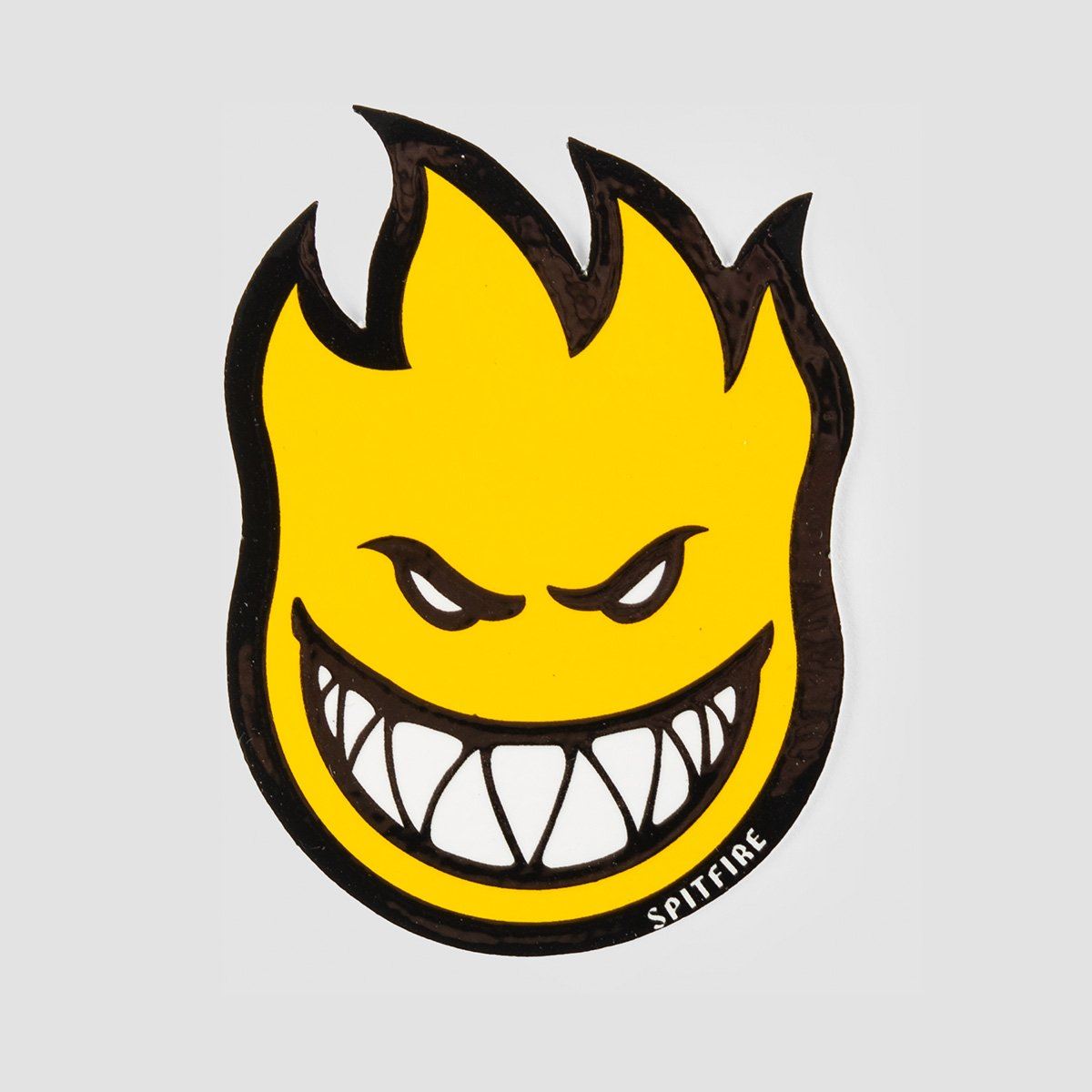 Spitfire Fireball Sticker Small Yellow 75x55mm