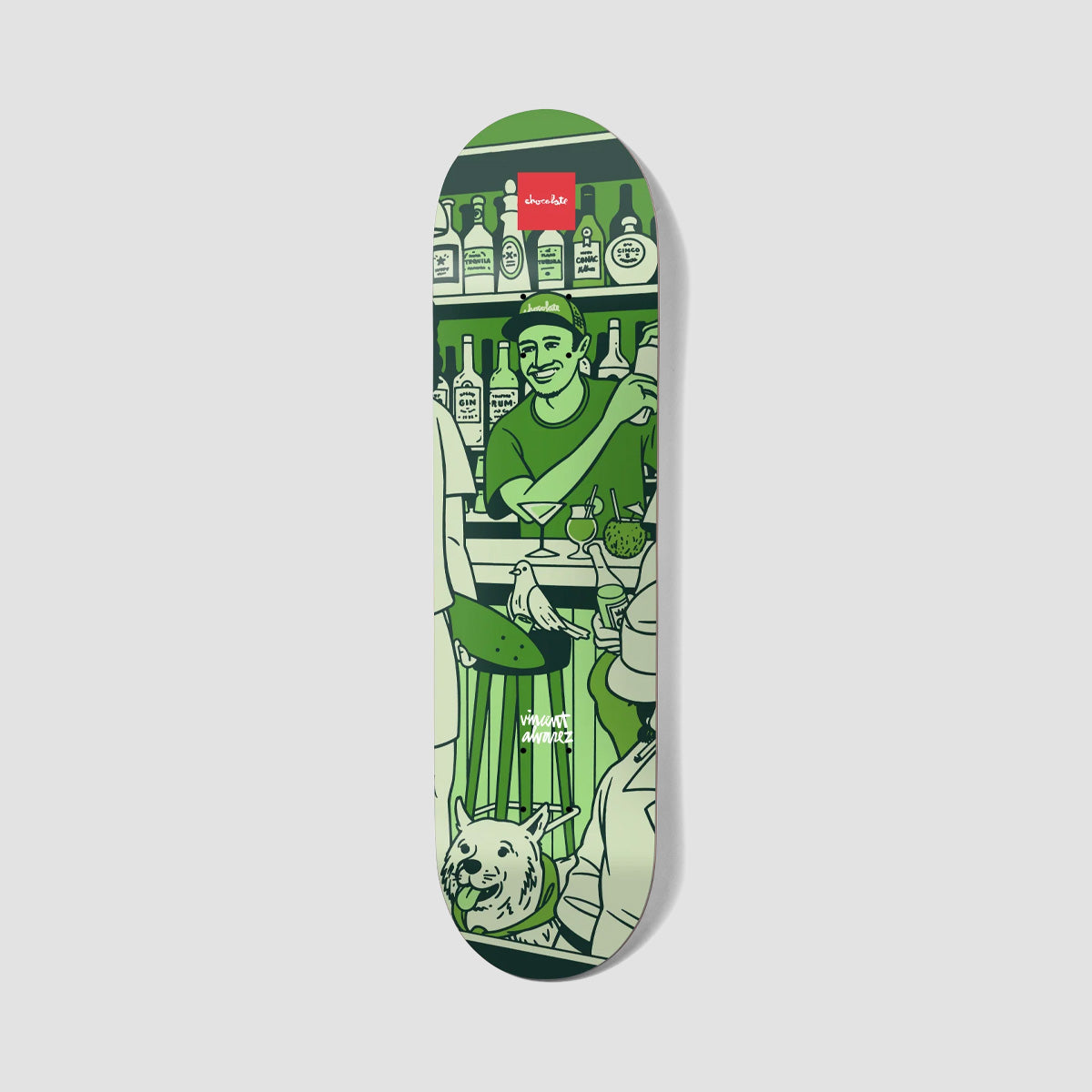 Chocolate Bar Series III Vincent Alvarez Skateboard Deck - 8.25"