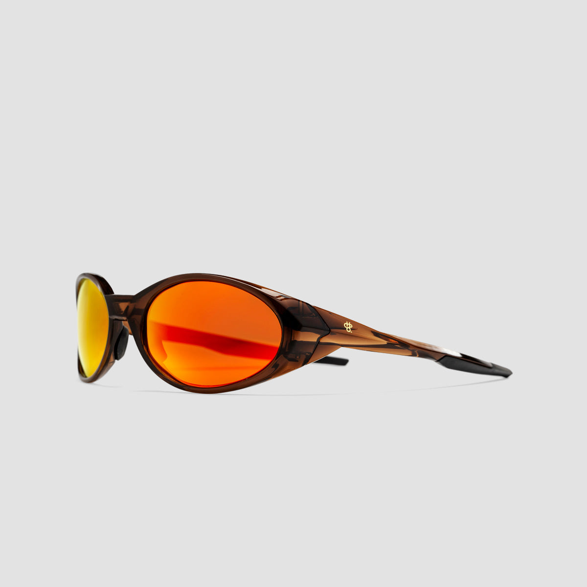 CHPO Nori Sunglasses Coffee/Red Mirror
