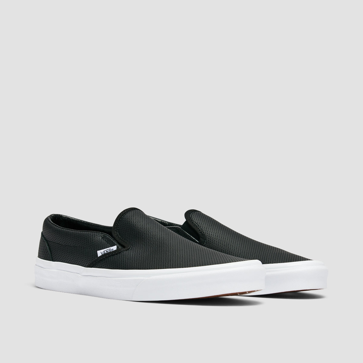 Vans Classic Slip-On Shoes - Perf Leather Black