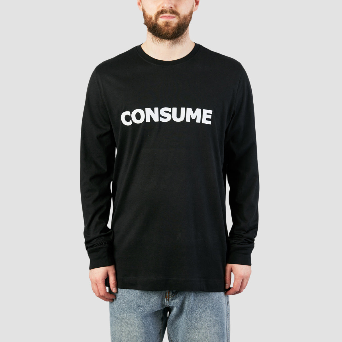 Consume Logo Longsleeve T-Shirt Black/White