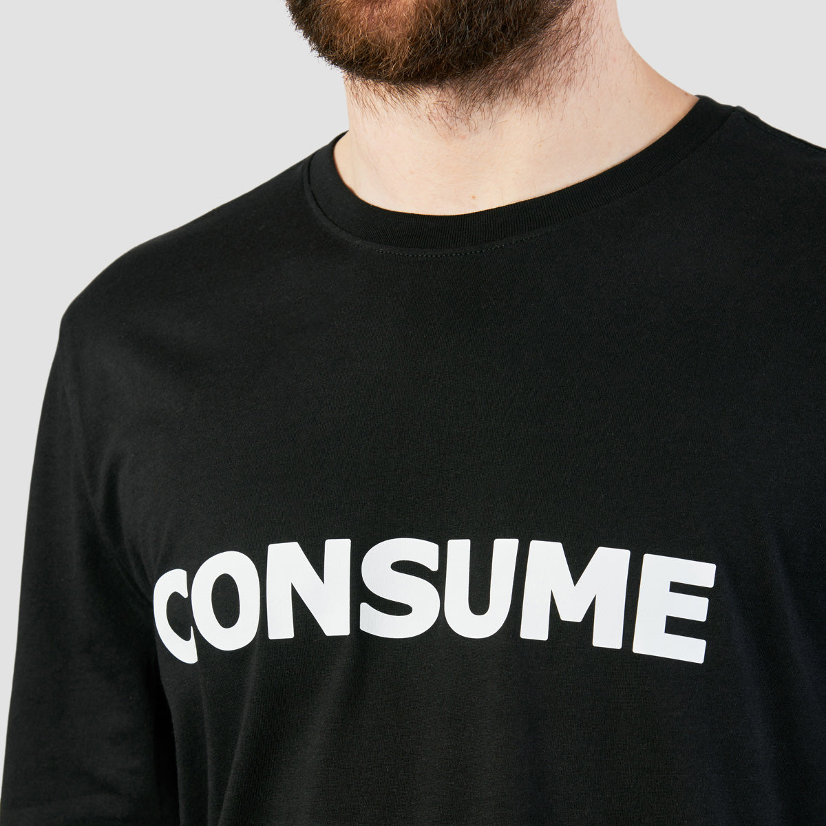 Consume Logo Longsleeve T-Shirt Black/White